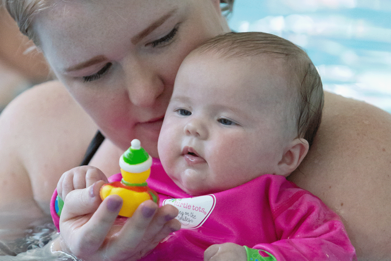 Taking babies swimming in winter - Turtle Tots Baby Swimming Lessons - Blog